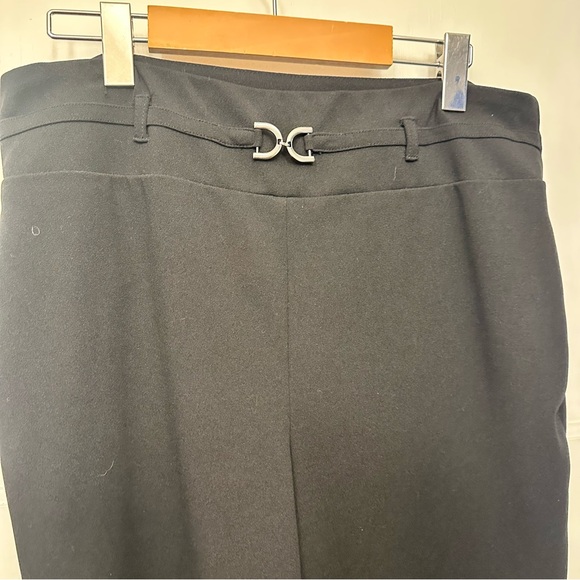 ⭐️ Suzy Shier XL Elegant Black Flare Trousers 32” inseam - Picture 5 of 6